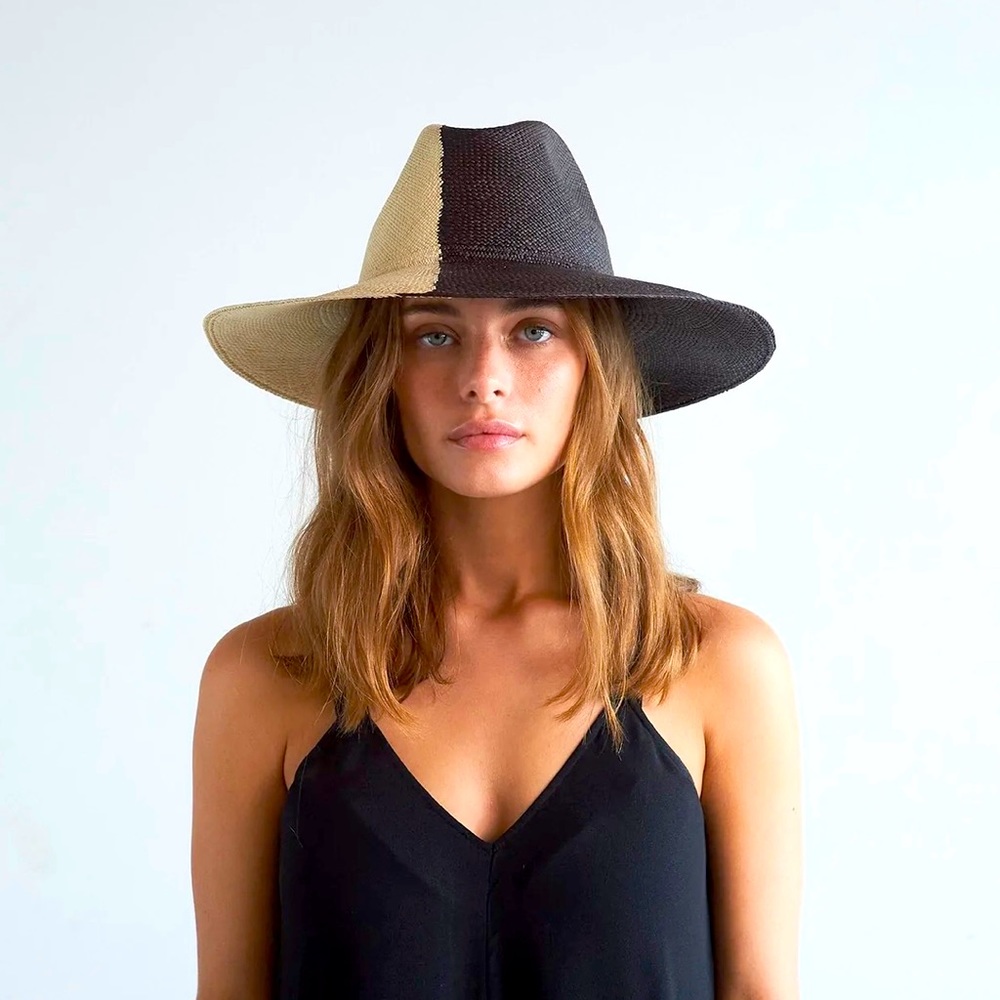 Artesano size S Urus wide brim two tone hat